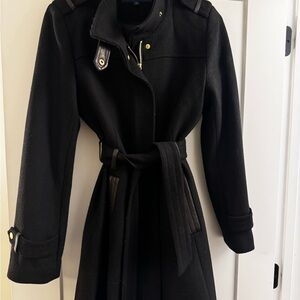 Cole Haan Wool Coat with Belt